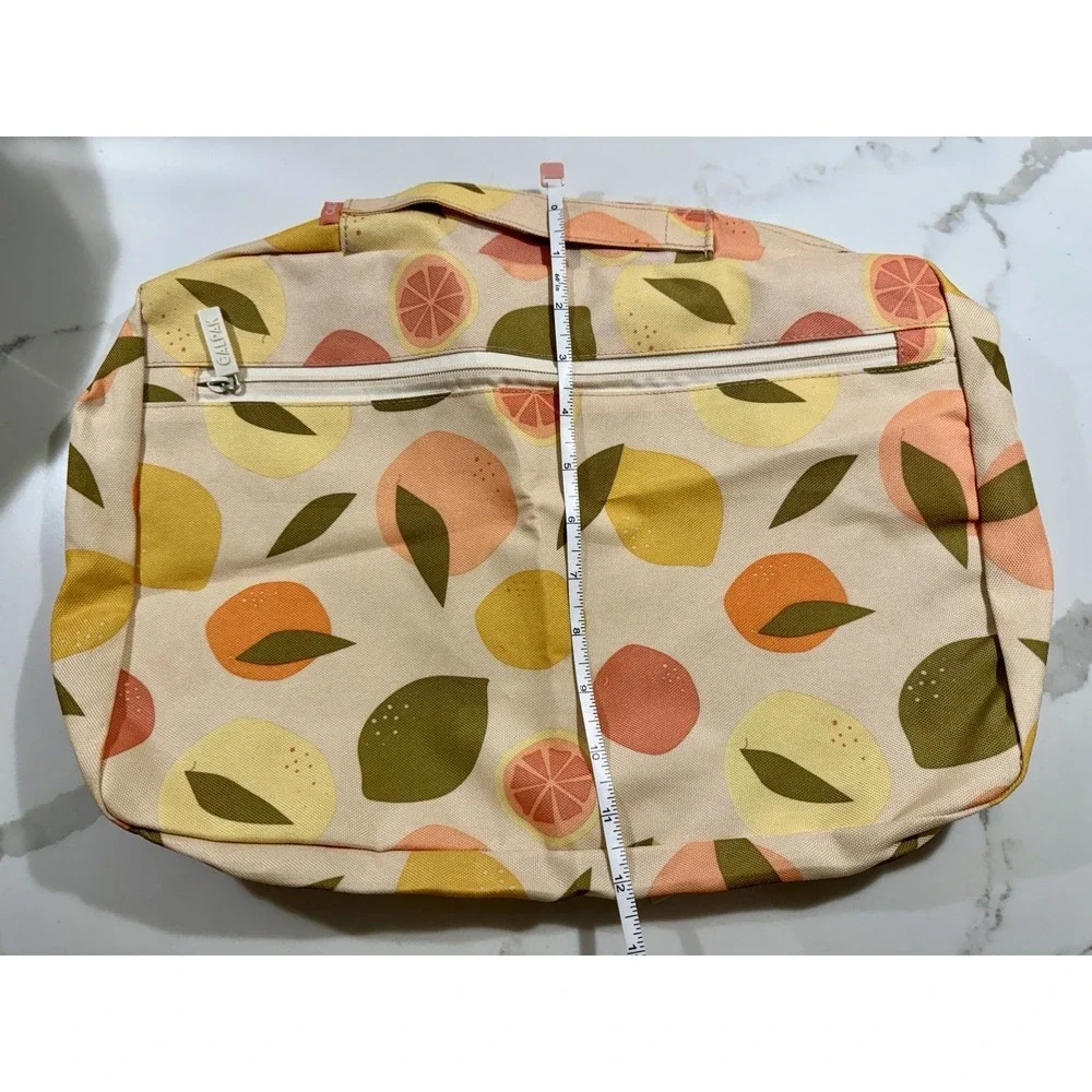 Calpak Luggage 1 Large Cube Mesh Bag Grapefruit Pattern Lightweight 14